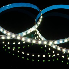 Комплект светодиодной ленты 12 В 4,8 Вт/м 60 Led/м 2835 IP20, холодный белый свет 6500К, 5 м Набор светодиодной ленты 12V 4,8W 60Led 2835 IP20 холодный белый, 5м