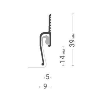 Теневой профиль Euro 01 ПФ8244 Flexy