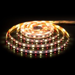 Светодиодная лента 24 В 14,4 Вт/м 60 Led/м 5050+5050 IP20, MIX RGB/дневной белый 4200K, 5 м Лента светодиодная 24V 14,4W 60Led 5050+5050 IP20 MIX RGB/дневной белый, 5м