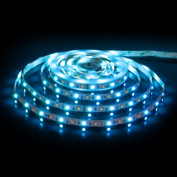 Светодиодная лента 24 В 14,4 Вт/м 60 Led/м 5050+5050 IP20, MIX RGB/дневной белый 4200K, 5 м Лента светодиодная 24V 14,4W 60Led 5050+5050 IP20 MIX RGB/дневной белый, 5м