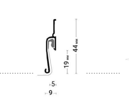Теневой профиль Euro 02 ПФ7206 Flexy