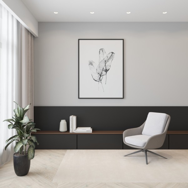 DK2081-WH Встраиваемый точечный светильник для натяжных ПВХ потолков INVIZ, IP 20, до 9 Вт, GU10, LED, белый, ABS-пластик