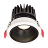 ST851.448.07 Светодиодный модуль Черный LED 1*7W 4000K 560Lm Ra90 36° IP20 D69xH75 220-240V(глянец) SHIFT