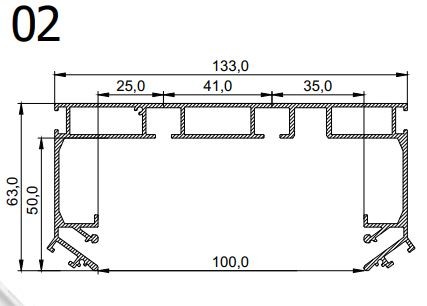 SK02 LumFer скрытый карниз 