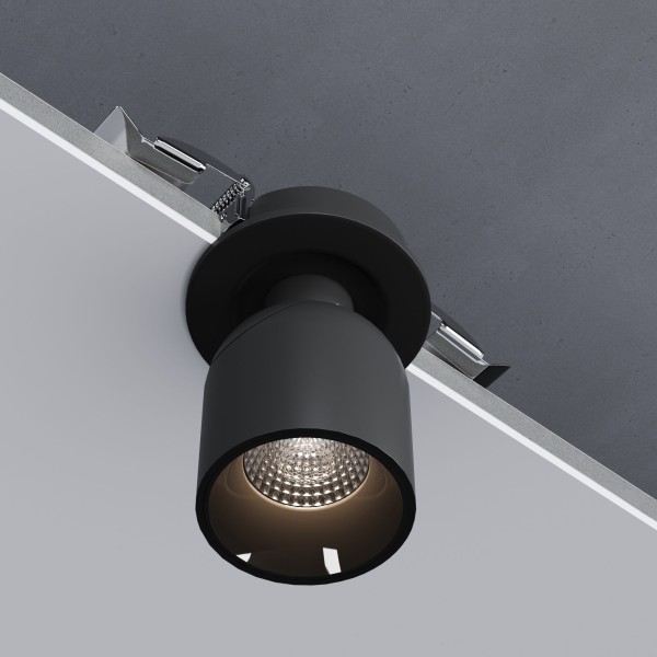 Светильник встраиваемый поворотный светодиодный Spot 7W 4000K черный 25093/LED