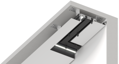 Карнизный профиль Slott Parsek с подсветкой