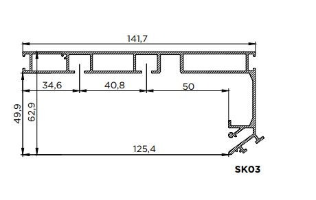SK03 LumFer скрытый карниз