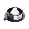DK3020-BK Встраиваемый светильник, IP 20, 10 Вт, GU5.3, LED, черный, пластик