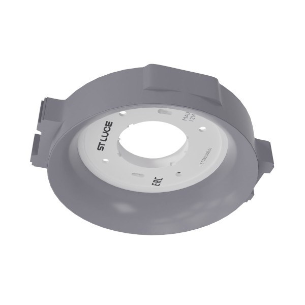ST760.508.01 Св-к встр. в натяжной потолок  Белый, Серый GX53 1*12W 120 IP20 D110хH35мм220V Без ламп Встраиваемые светильники