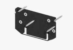 Торцевая заглушка Slott Intruder для трехфазного трека с видимым фиксатором