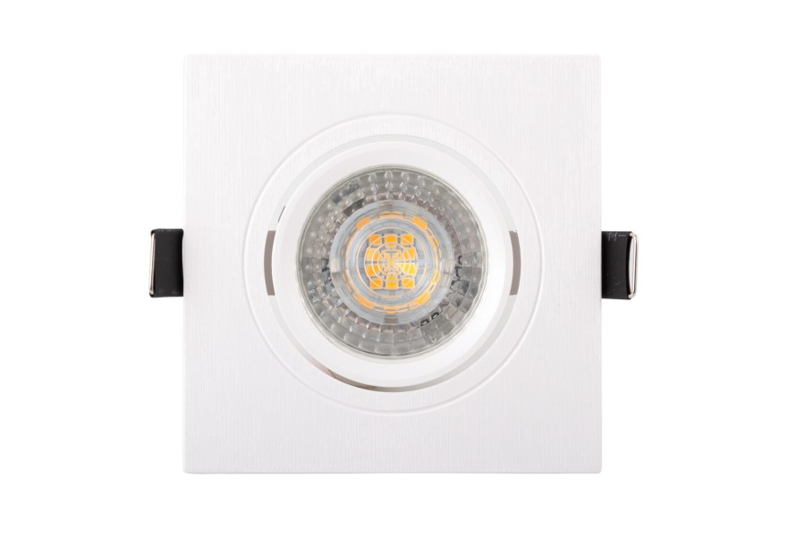 DK3021-WH Встраиваемый светильник, IP 20, 10 Вт, GU5.3, LED, белый, пластик