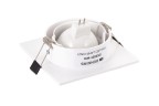 DK3021-WH Встраиваемый светильник, IP 20, 10 Вт, GU5.3, LED, белый, пластик