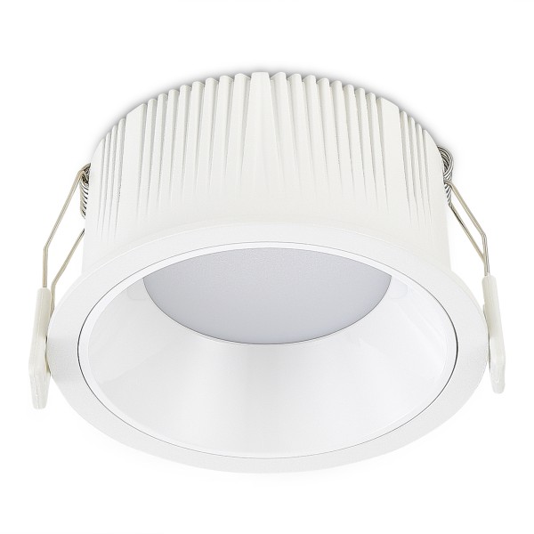 ST755.538.12 Св-к встр. Белый LED 1*12W 3000K 1 080Lm Ra80 120° IP20 D105xH50 100-240V Встраиваемые светильники