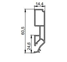 PDK60 LumFer переход для карниза