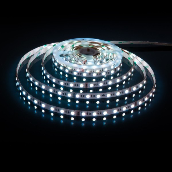 Светодиодная лента 24 В 24 Вт/м 60 Led/м 5050 IP20, MIX RGB/дневной белый 4200K, 5 м Лента светодиодная 24V 24W 60Led 5050 IP20 MIX RGB/дневной белый, 5м