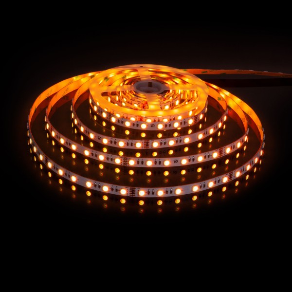 Светодиодная лента 24 В 24 Вт/м 60 Led/м 5050 IP20, MIX RGB/дневной белый 4200K, 5 м Лента светодиодная 24V 24W 60Led 5050 IP20 MIX RGB/дневной белый, 5м