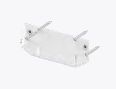 Торцевая заглушка Slott Intruder для однофазного трека с видимым фиксатором 