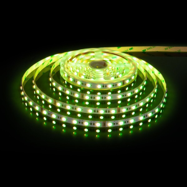 Светодиодная лента 24 В 24 Вт/м 60 Led/м 5050 IP20, MIX RGB/теплый белый, 5 м Лента светодиодная 24V 24W 60Led 5050 IP20 MIX RGB/теплый белый, 5м