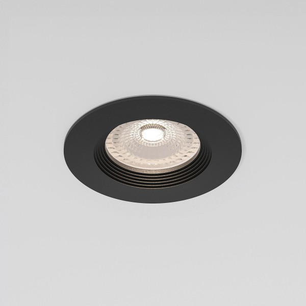 Светильник встраиваемый City GU10 черный IP44 25060/01