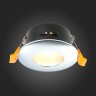 ST213.108.01 Св-к встр. Хром GU10 1*50W  IP44 D84xH50 220V Без ламп Встраиваемые светильники