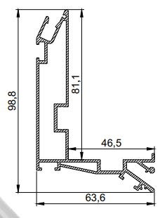 UN LumFer профиль универсальная ниша