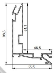 UN LumFer профиль универсальная ниша