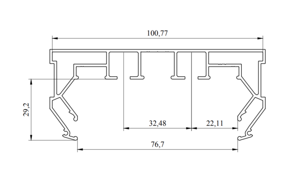 Гардина ПК-14 двухрядная ОКОП Parsek