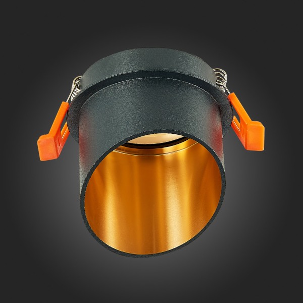 ST214.408.01 Св-к встр. Черный GU10 1*50W  IP20 L68xW68xH68 220V Без ламп Встраиваемые светильники