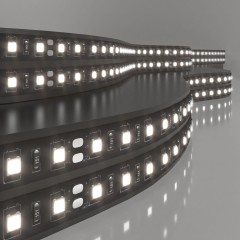 Светодиодная лента 24 В 14,4 Вт/м 60 Led/м 5050 IP20, дневной белый 4200K, Black, 5 м Лента светодиодная 24V 14,4W 60Led 5050 IP20 дневной белый, Black, 5м