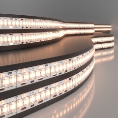 Светодиодная лента 12 В 16 Вт/м 240 Led/м 2835 IP65, теплый белый 3300K, 5 м Лента светодиодная 12V 16W 240Led 2835 IP65 тёплый белый, 5м