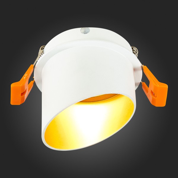 ST214.508.01 Св-к встр. Белый GU10 1*50W  IP20 L68xW68xH68 220V Без ламп Встраиваемые светильники