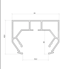 Гардина АМ1 однорядная Parsek
