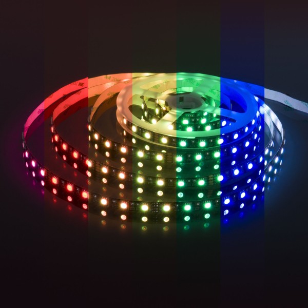 Светодиодная лента 24 В 14,4 Вт/м 60 Led/м 5050 IP20, RGB, Black, 5 м Лента светодиодная 24V 14,4W 60Led 5050 IP20 RGB, Black, 5м