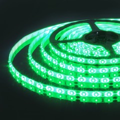 Светодиодная лента 12 В 4,8 Вт/м 60 Led/м 2835 IP65, зеленый, 5 м Лента светодиодная 12V 4,8W 60Led 2835 IP65 зеленый, 5м