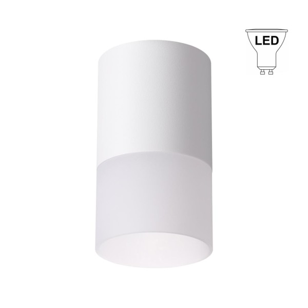 370677 OVER NT19 422 белый Светильник накладной IP20 GU10 9W 220-240V ELINA