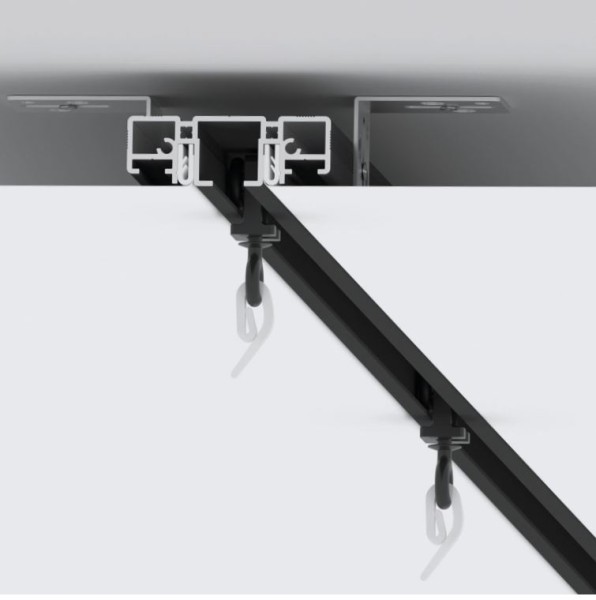 Карнизный профиль SLIM ROAD 01 однорядный Kraab