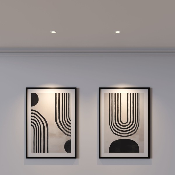 Светильник встраиваемый Side GU10 белый 25059/01