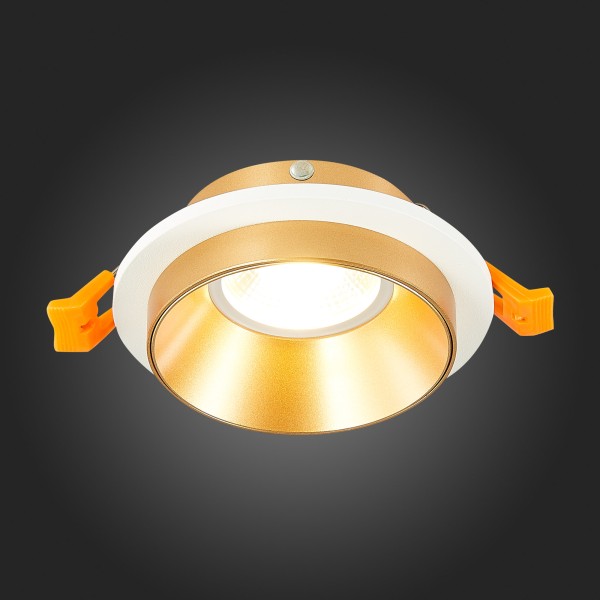 ST206.258.01 Св-к встр. Белый GU10 1*50W  IP20 D92xH38 220V Без ламп Встраиваемые светильники