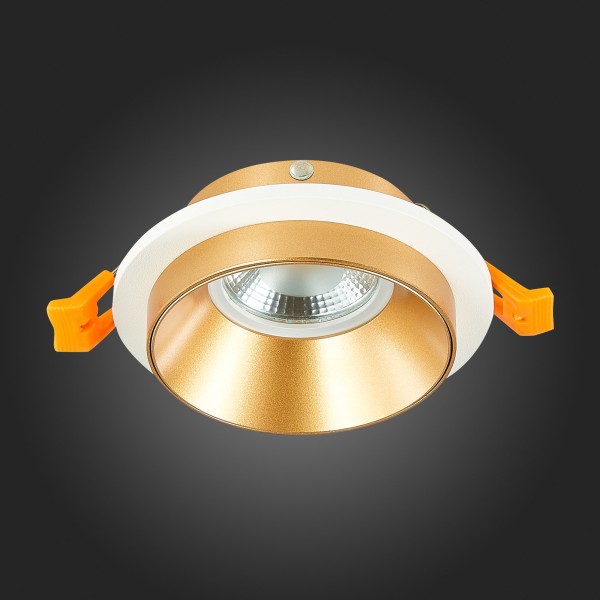 ST206.258.01 Св-к встр. Белый GU10 1*50W  IP20 D92xH38 220V Без ламп Встраиваемые светильники