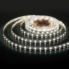 Светодиодная лента 24 В 10 Вт/м 60 LED/м 5050 IP20, MIX теплый белый 3300K/холодный белый 6500K, 5 м Лента светодиодная 24V 10W 60LED 5050 IP20 MIX теплый белый/холодный белый, 5м