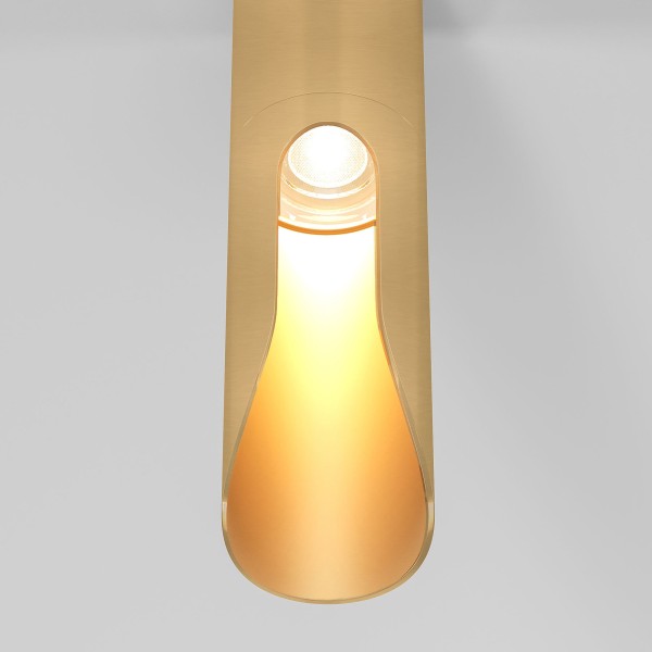 Светильник потолочный светодиодный Apex 7W 3000K латунь 25113/LED