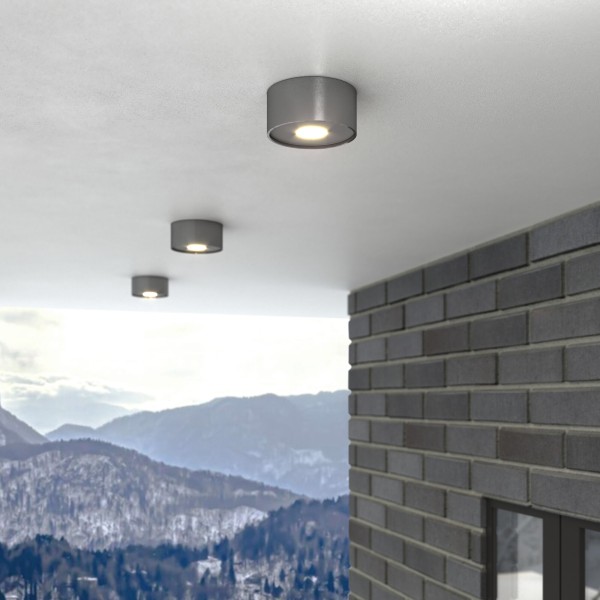 Уличный потолочный светильник Light LED 2135 IP65 35141/H серый