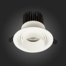 ST701.538.12 Св-к встр. Zoom Белый LED 1*12W 3000K 960Lm Ra90 15°-60° IP20 D115xH95 170-240V Встраиваемые светильники