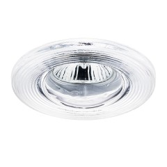 006880 Светильник DIFESA PIANO CR MR16 IP44 БЕЛЫЙ/ПРОЗРАЧНЫЙ