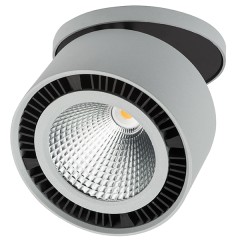 214829 Светильник FORTE INCA LED 26W 1950LM 30G СЕРЫЙ 4000K