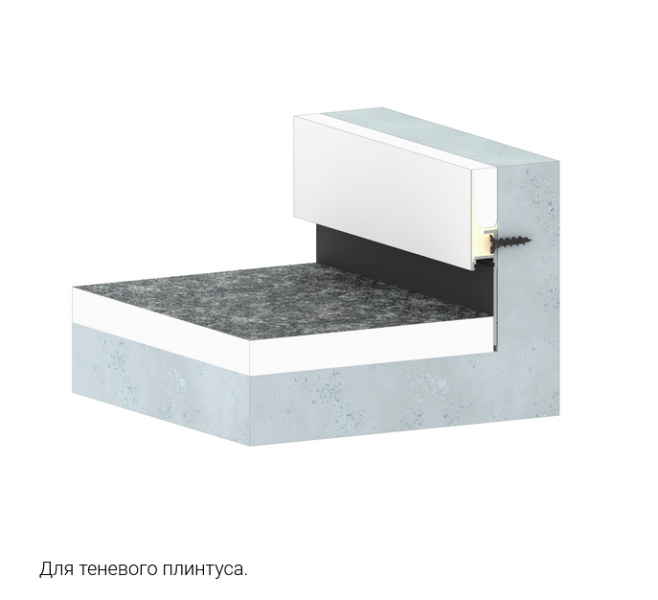 Теневой плинтус Gips Plintus 03