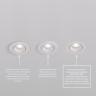 DK3061-WH+BK Встраиваемый светильник, IP 20, 10 Вт, GU5.3, LED, белый/черный, пластик
