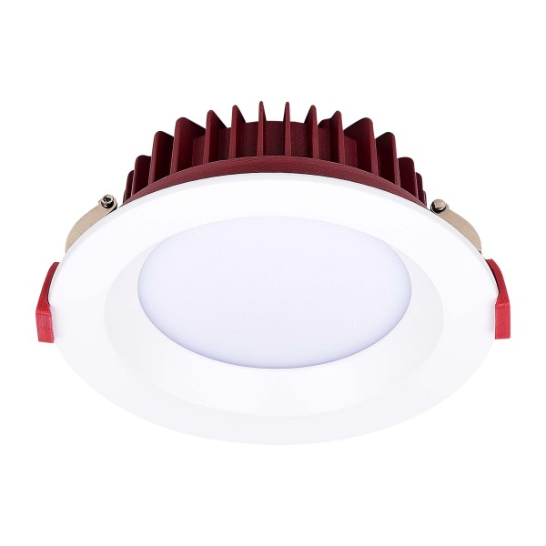 ST752.538.18 Св-к встр. Белый LED 1*18W 3000K 1 440Lm Ra80 100° IP44 D140xH52 100-240VV Встраиваемые светильники