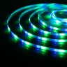 Светодиодная лента 12 В 4,8 Вт/м 60 Led/м 2835 IP65, RGB, 5 м Лента светодиодная 12V 4,8W 60Led 2835 IP65 RGB, 5м
