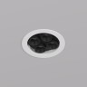 DK2510-WB Встраиваемый светильник SPACE со светодиодом d65 220V 8W 38° 4000К IP20 белый/черный алюминий